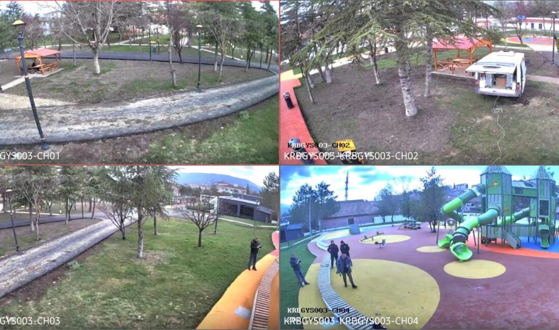 Karabük Belediyesi Parklara Kamera Sistemi Kuruyor Karabük Belediyesi, şehir genelindeki