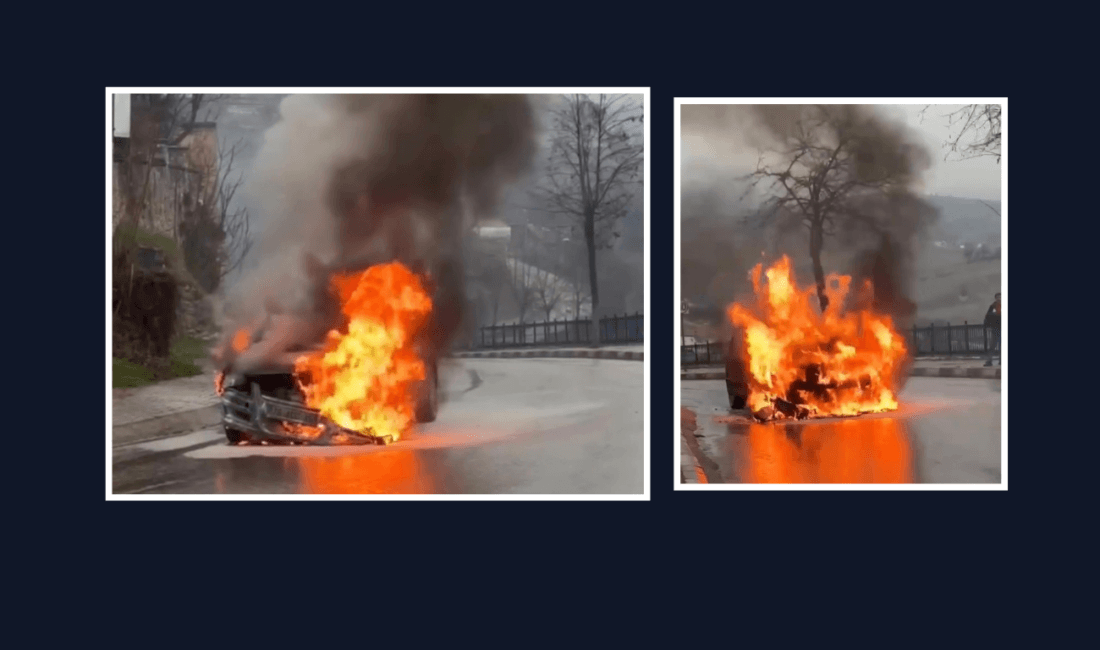 SAFRANBOLU’DA ALEV ALEV YANAN OTOMOBİL KULLANILAMAZ HALE GELDİ Safranbolu’da, seyir halindeyken motor kısmı yanan otomobil, itfaiyenin müdahalesiyle söndürüldü.