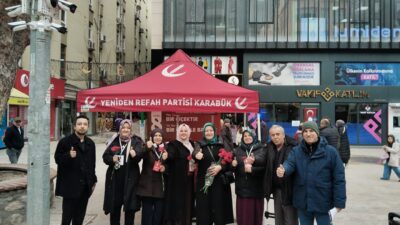8 Mart Dünya Kadınlar Günü dolayısıyla Yeniden Refah Partisi Karabük