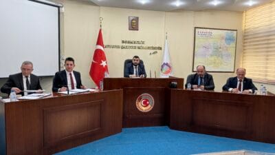 Karabük İl Genel Meclisi’nde gerçekleştirilen başkanlık seçiminde tüm oyları alarak