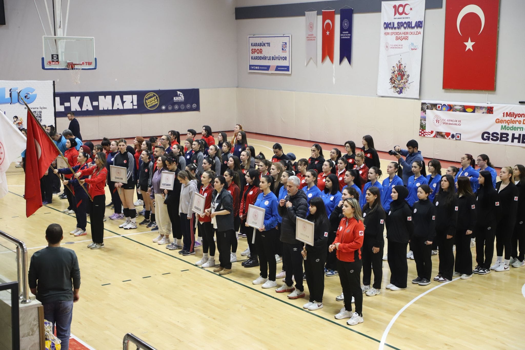 2025-2026 Yurt Lig faaliyetleri kapsamında düzenlenen Yurtlar Arası Spor Ligi