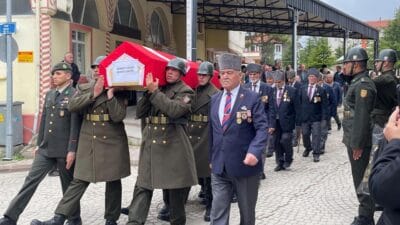 Karabük’ün Eflani ilçesinde hayatını kaybeden Kıbrıs Gazisi Tankçı Er Mehmet