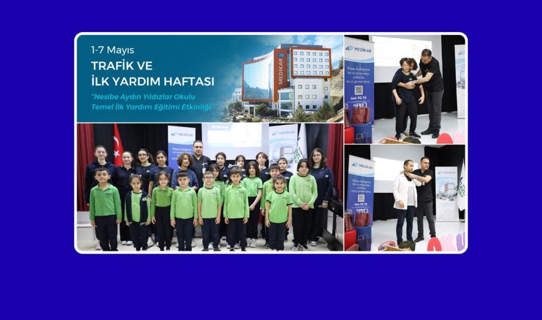 1-7 Mayıs Trafik ve İlk Yardım Haftası kapsamında, Özel Medikar