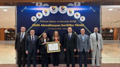Türkiye Odalar ve Borsalar Birliği (TOBB) tarafından, Akreditasyon Sisteminin 3,