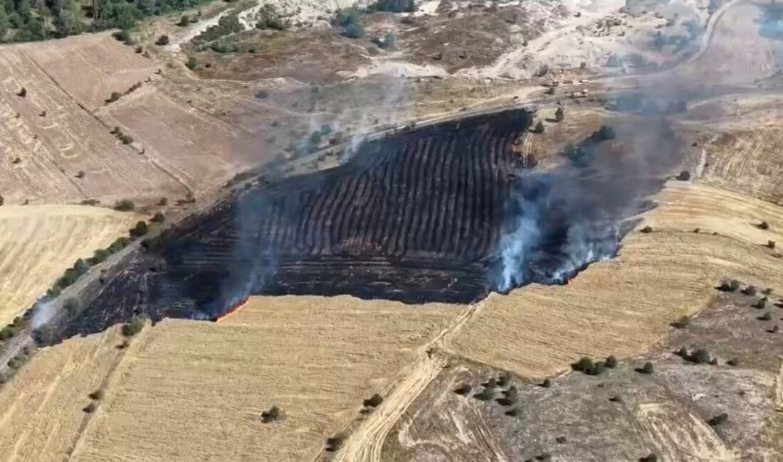 ESKİPAZAR’DA TARLADA ÇIKAN YANGINDA 10 DÖNÜM ZARAR GÖRDÜ ESKİPAZAR’DA tarlada çıkan yangında 10 dönüm alan zarar gördü. Yangın,