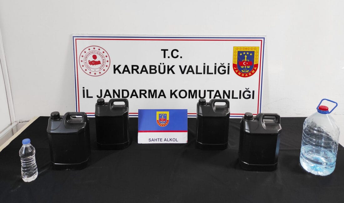 Karabük’te jandarma ekiplerinin düzenlediği iki ayrı operasyonda çok sayıda sentetik