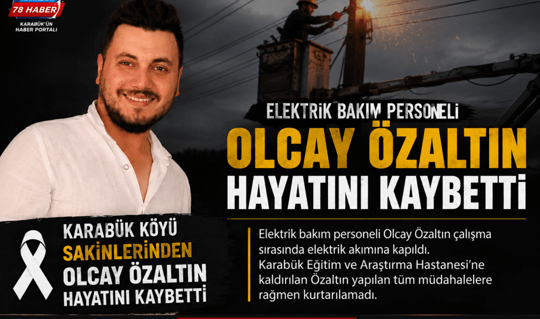 Karabük’te elektrik akımına kapılan Olcay Özaltın (33) hayatını kaybetti. Olay,
