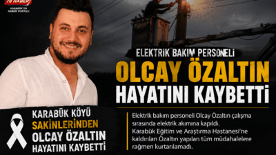 Karabük’te elektrik akımına kapılan Olcay Özaltın (33) hayatını kaybetti. Olay,