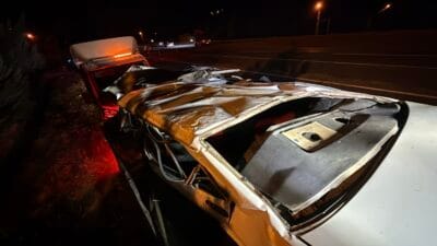 Safranbolu’da kontrolden çıkarak takla atan otomobilin sürücüsü H.Ö. yaralandı. Kaza,