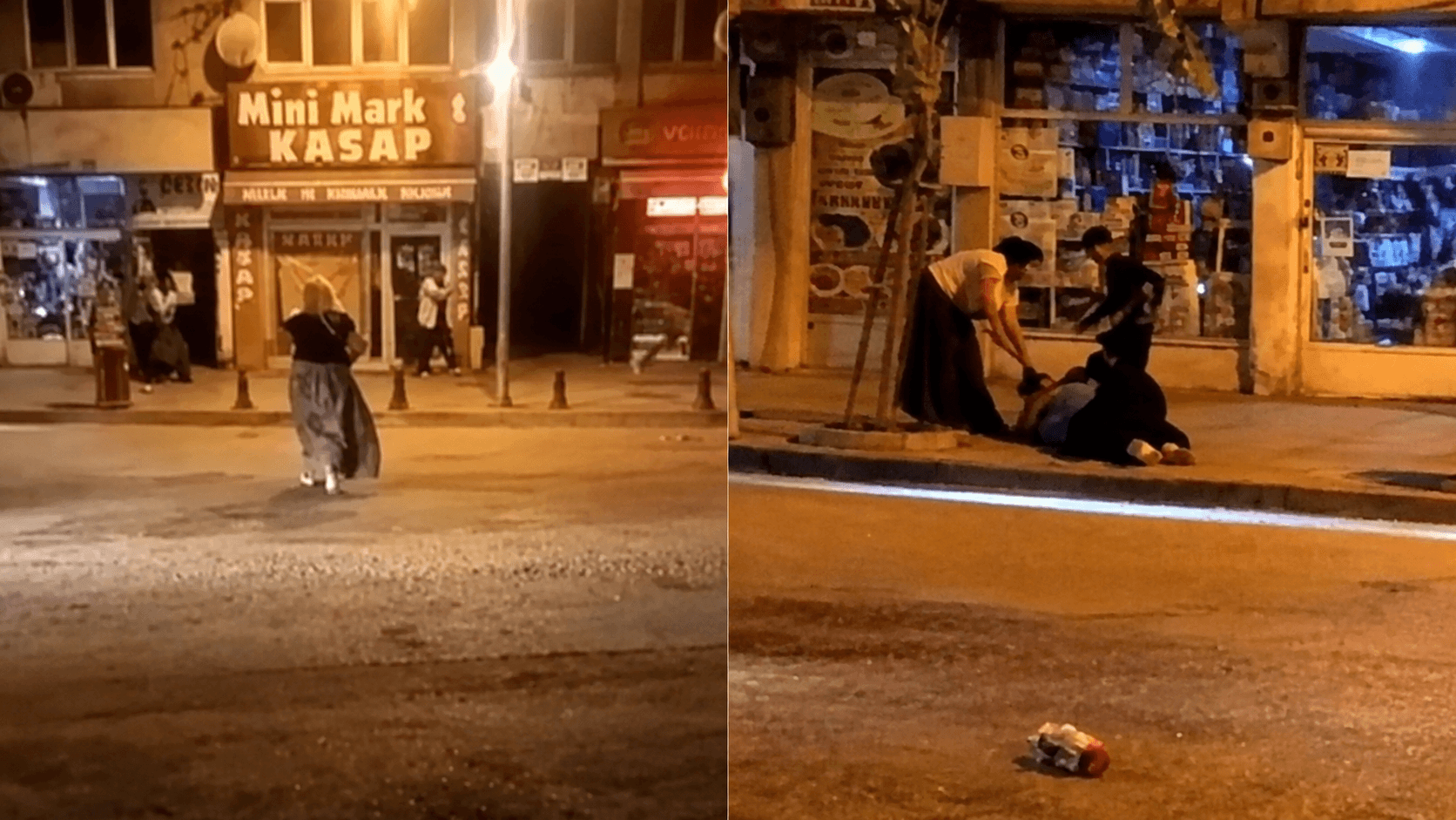 KARABÜK’TE İKİ KADIN SOKAK ORTASINDA KAVGA ETTİ KARABÜK’te cadde üzerinde iki kadın arasında çıkan tartışma, sopalı kavgaya