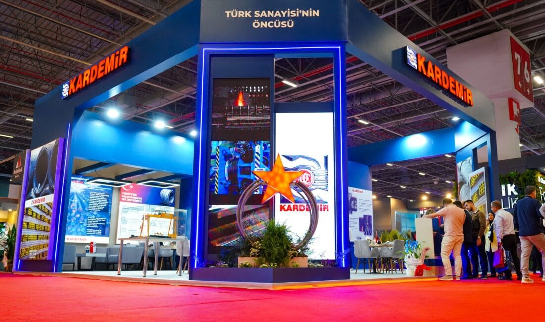 KARDEMİR, METALEXPO’DA ÜRETİM GÜCÜ VE ÇELİĞİN HİKÂYESİNİ SERGİLEDİ KARDEMİR A.Ş.’den yapılan açıklamada; “Demir-çelik sektörünün önemli buluşma platformlarından biri