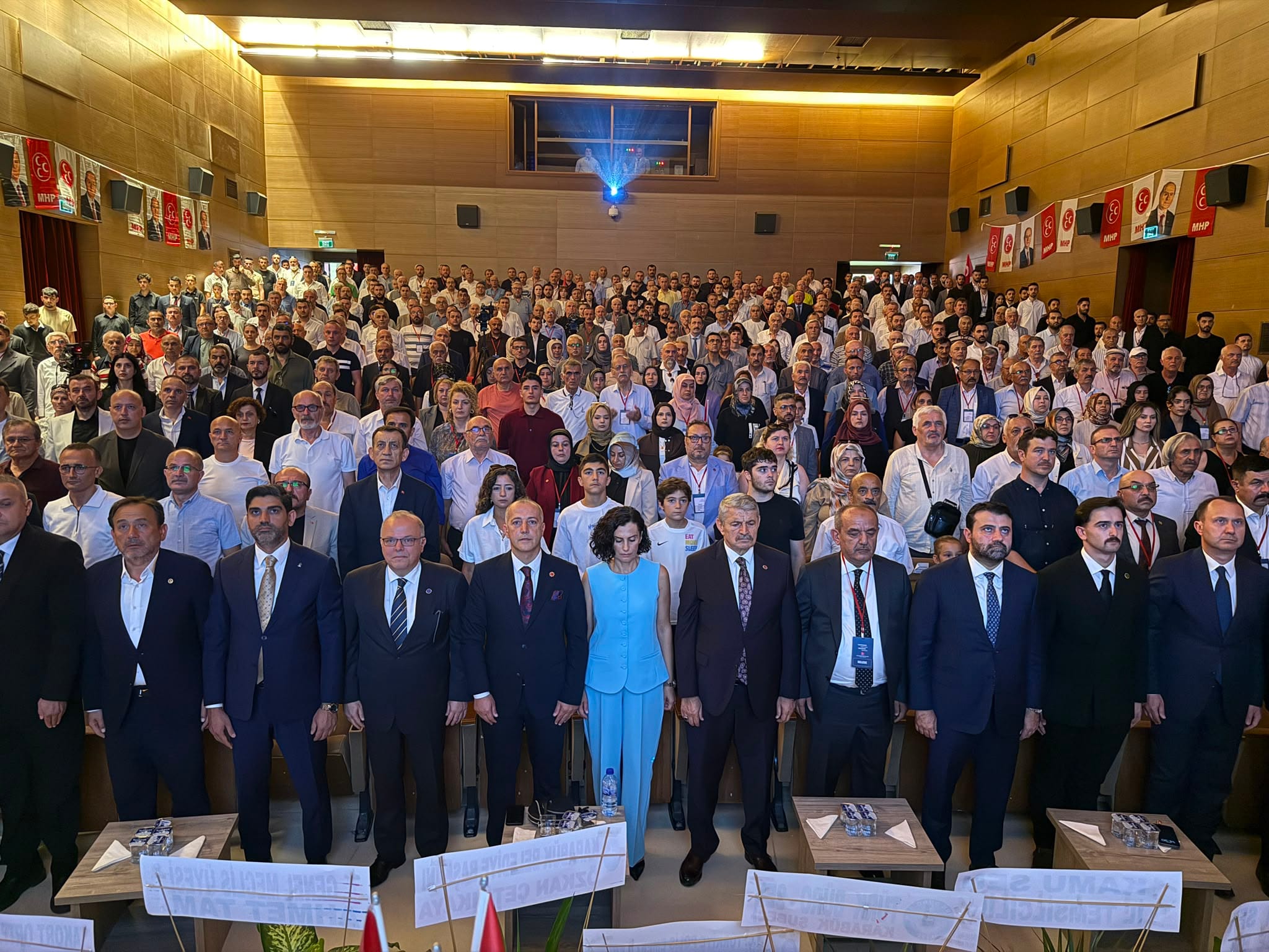 MHP Karabük 15. Olağan İl Kongresi’nde tek listeyle seçime giren